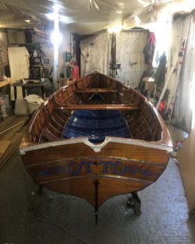 Otto Andrew’s Thames Dinghy 1920’s under restoration