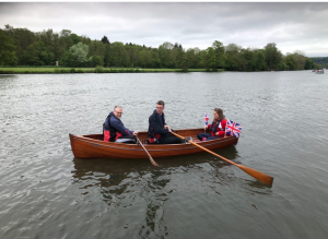 Otto Andrew’s Thames Dinghy 1920’s after restoration Thames flotilla