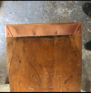 Thames Skiff oar/ scull being restored