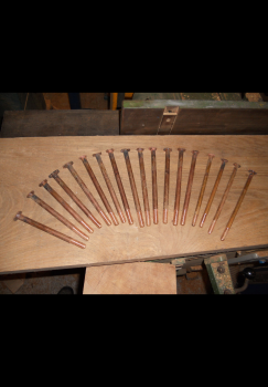 Keel bolts custom made in bronze
