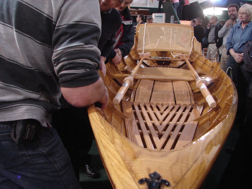 skiff build Classic boat London boat show