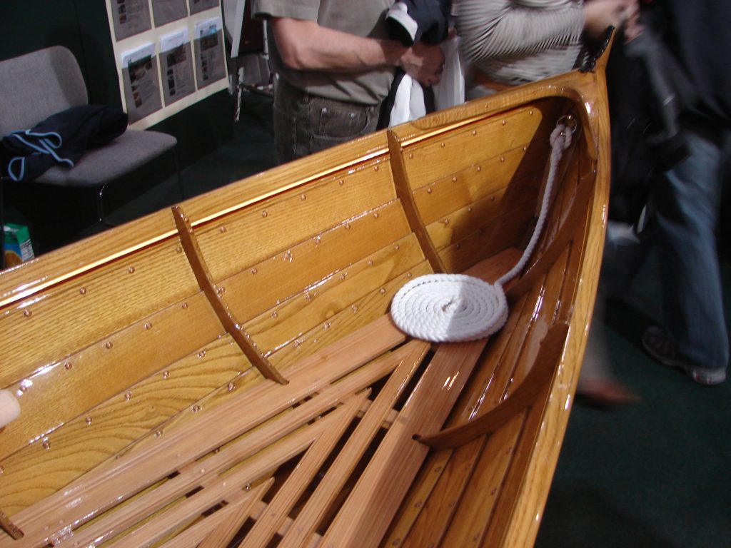 skiff build Classic boat London boat show