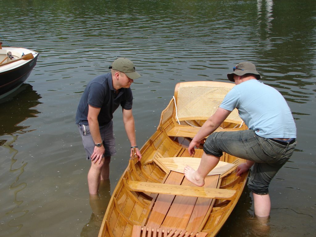 skiff build Classic boat London boat show